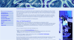 Desktop Screenshot of metallographie-ausbildung.de